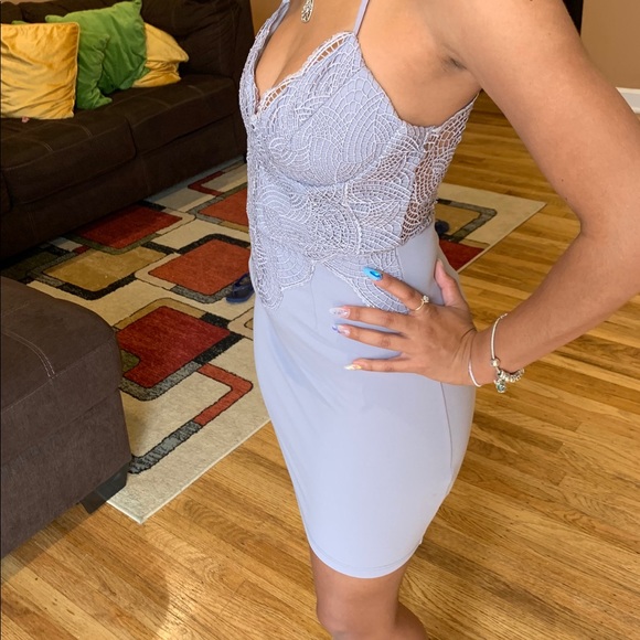 Light grey/ Silver Dress - Picture 2 of 5